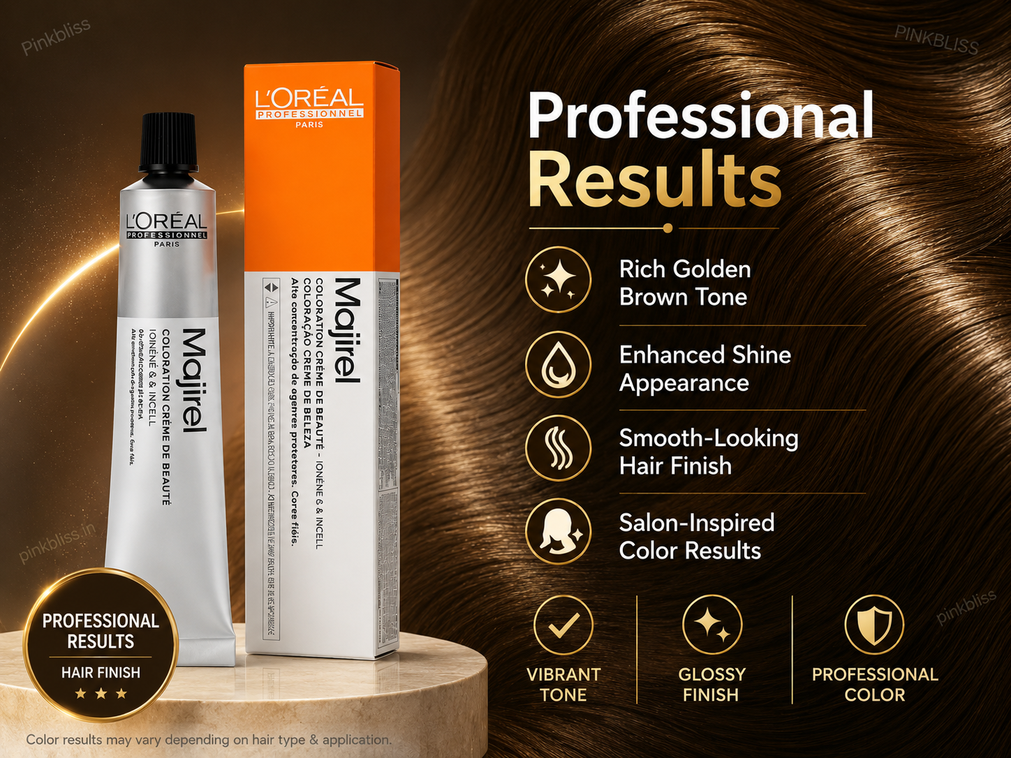 L’oreal Professionnel Majirel – 4.3 (Golden Brown)