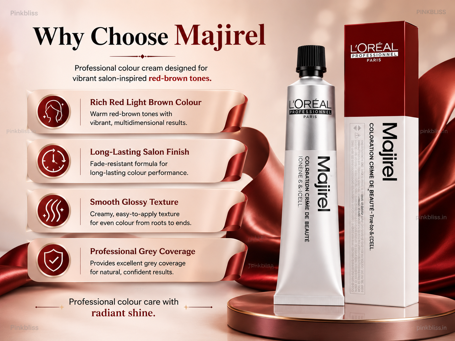 L’oreal Professionnel Majirel – 5.6 (Red Light Brown)