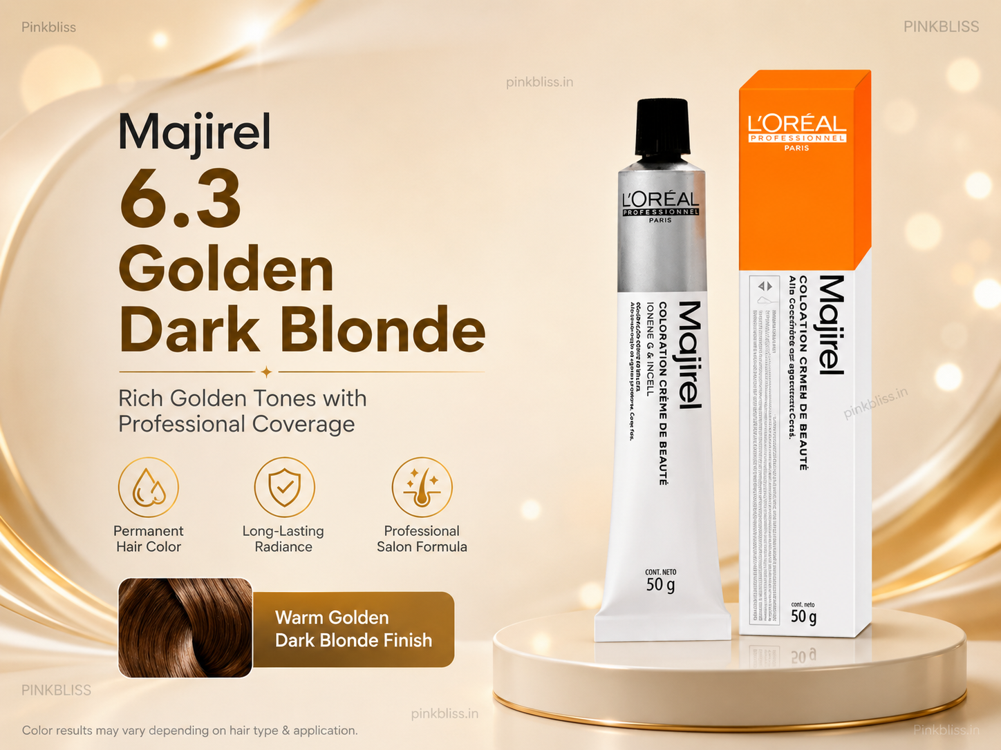 L’oreal Professionnel Majirel – 6.3 (Golden Dark Blonde)