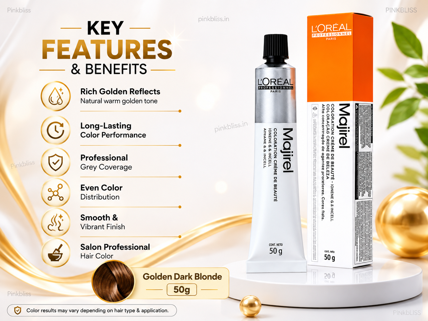 L’oreal Professionnel Majirel – 6.3 (Golden Dark Blonde)