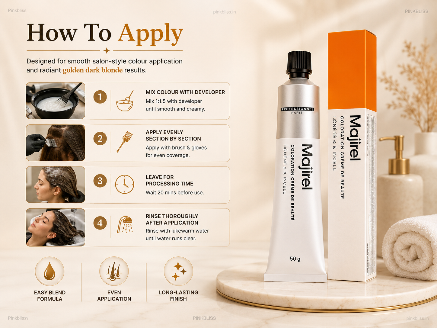 L’oreal Professionnel Majirel – 6.3 (Golden Dark Blonde)
