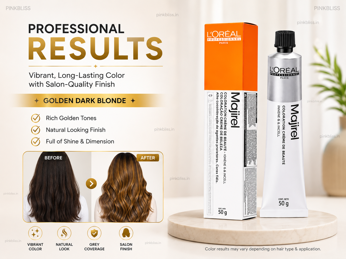 L’oreal Professionnel Majirel – 6.3 (Golden Dark Blonde)