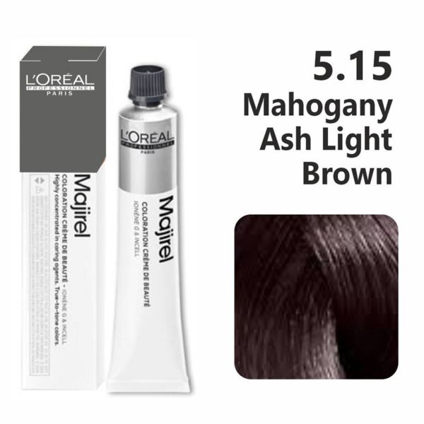 L'oreal Professionnel Paris Majirel - 5.15 (Mahogany Ash Light Brown)