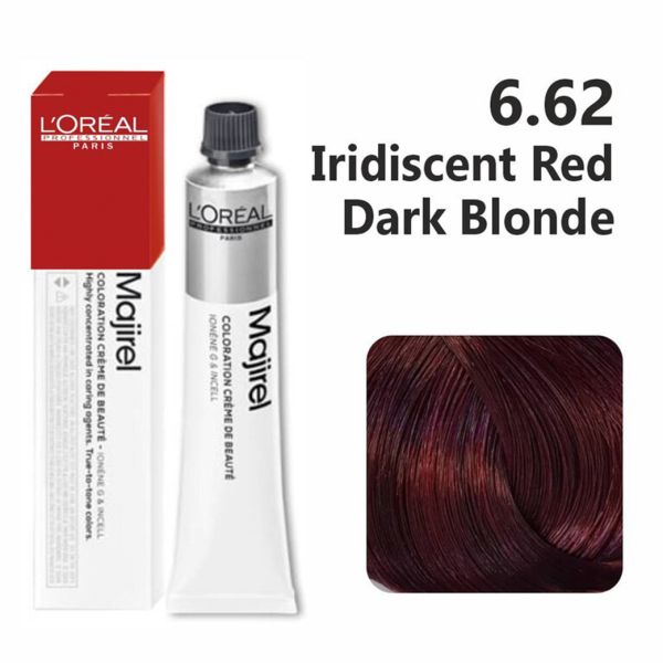 L'oreal Professionnel Paris Majirel - 6.62 (Iridiscent Red Dark Blonde)