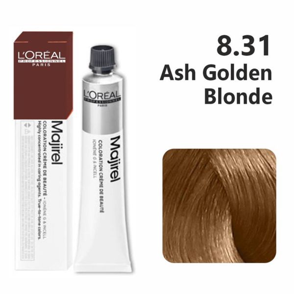 L'Oréal Professionnel Majirel - 8.31 (Ash Golden Light Blonde)