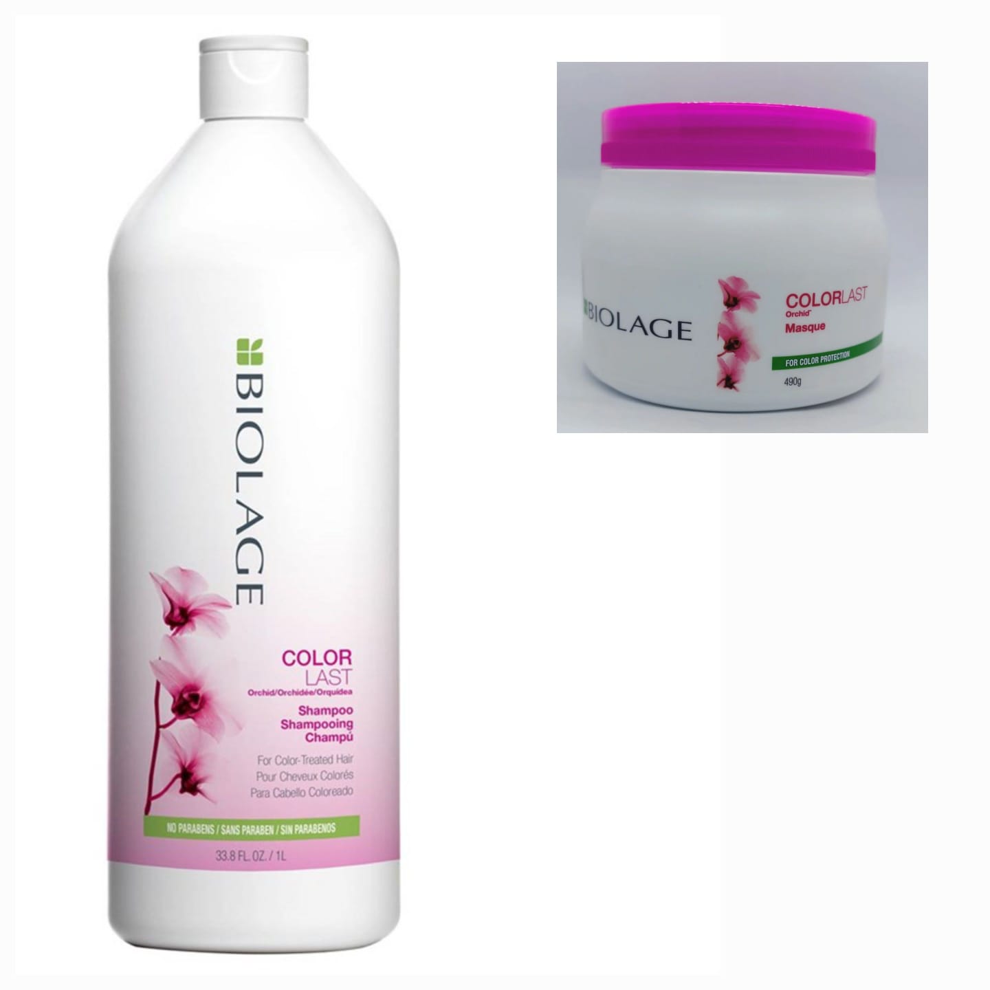 Matrix Biolage ColorLast Color Protecting Masque 490gm and Shampoo 1000ml Combo