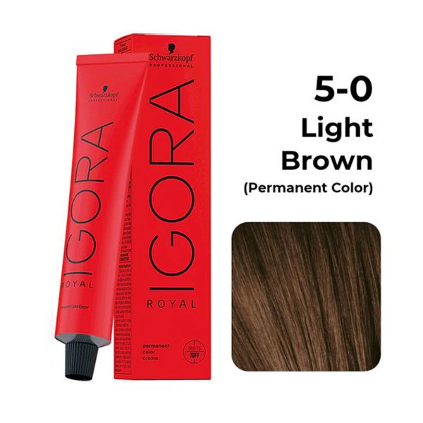 Schwarzkopf Professional Igora Royal Permanent Color Creme (5-0 Light Brown)