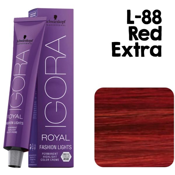 Schwarzkopf Professional Igora Royal Permanent Color Creme (L-88 Red Extra)