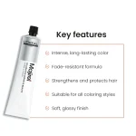 L'Oréal Professionnel Majirel 6.8 Mocha Dark Blonde professional hair color cream for rich mocha blonde shade