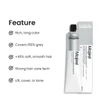 L'Oréal Majirel 6.52 iridescent mahogany dark blonde permanent hair colour with rich shine and grey coverage