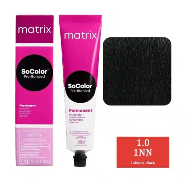 Matrix SOCOLOR 1.0 1NN (Intense Black) and Matrix 20 vol developer 135ml Combo - Image 2
