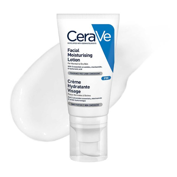 CeraVe PM Facial Moisturizing Lotion For Normal To Dry Skin 52mladss