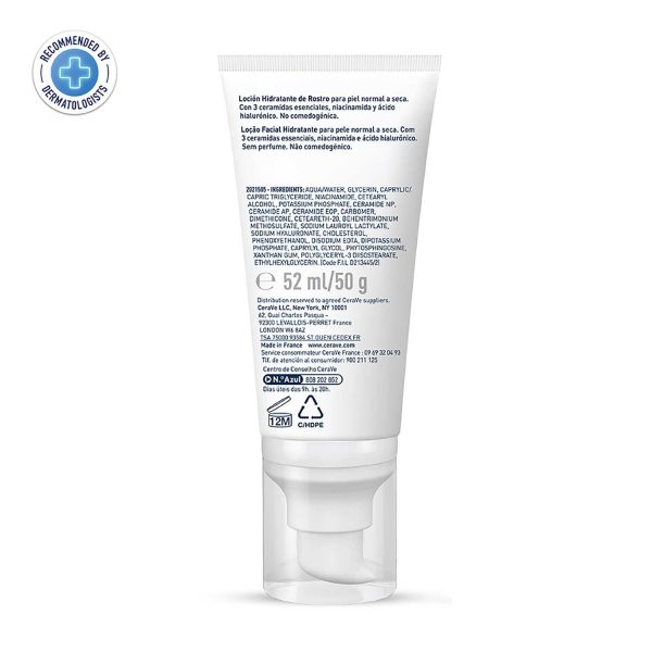 CeraVe PM Facial Moisturizing Lotion For Normal To Dry Skin (52ml)