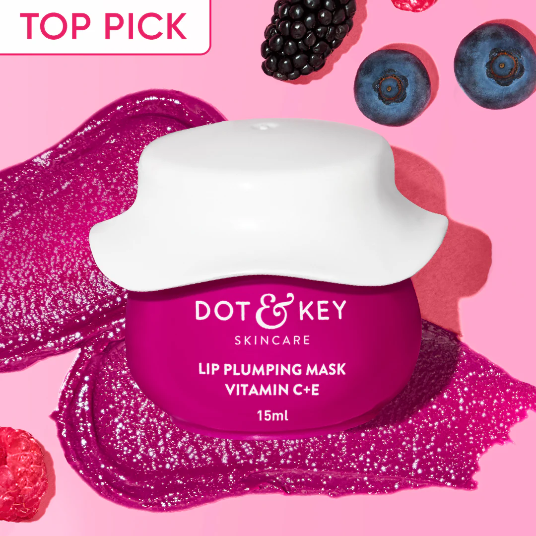 Dot & Key Lip Plumping Mask with Vitamin C + E 15ml