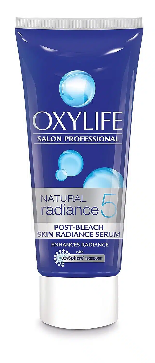 Oxylife Salon Professional Natural Radiance 5 creme Bleach, 310g With Oxysphere Technology For Radiant & Even Skin Tone, Vitamin E & Glycerine, Fights 5 Skin Problems - Image 5