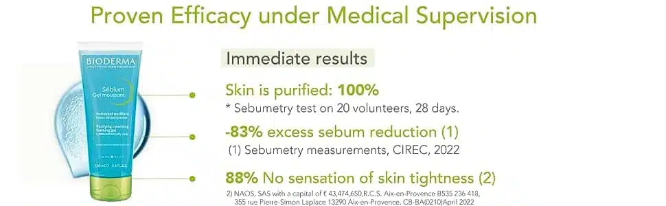 Bioderma Sebium Gel Moussant Purifying Cleansing Foaming Gel Combination To Oily Skin 45ml2 1