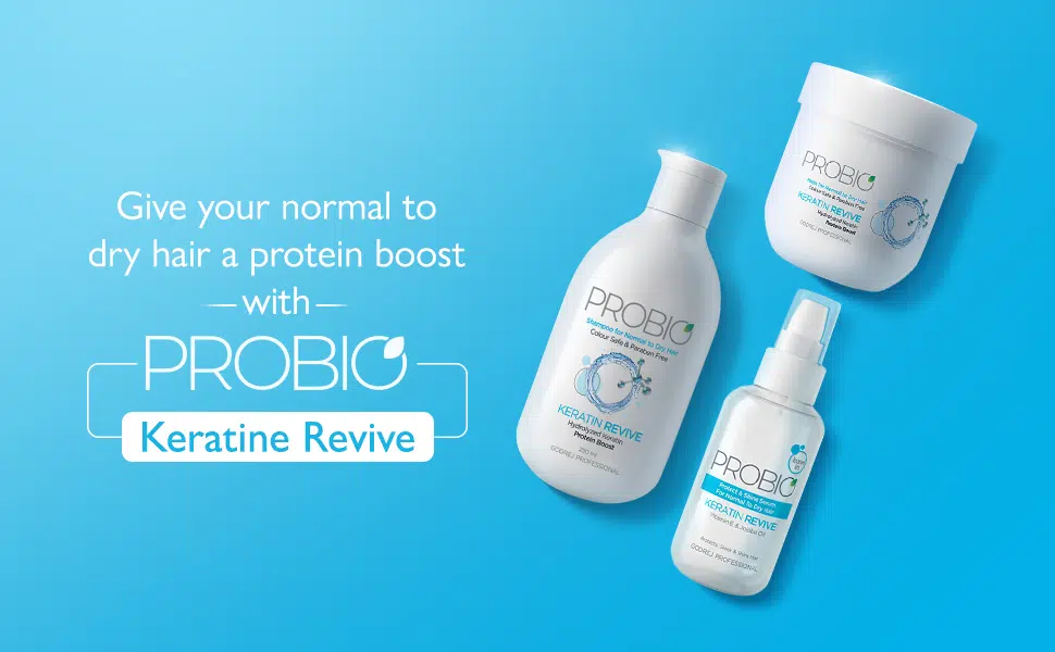 Godrej Professional Probio Keratin Revive Shampoo (250ml) | For Normal to Dry Hair 