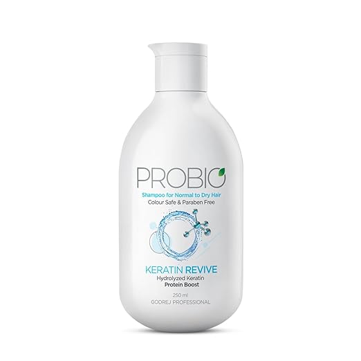 Godrej Professional Probio Keratin Revive Shampoo (250ml) | For Normal to Dry Hair