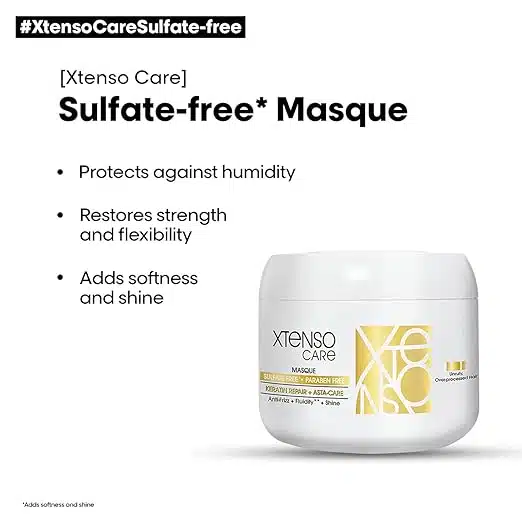 L'oreal Professionnel Xtenso Care Gold Sulfate Free Shampoo 250ml & Masque 196g - Image 4