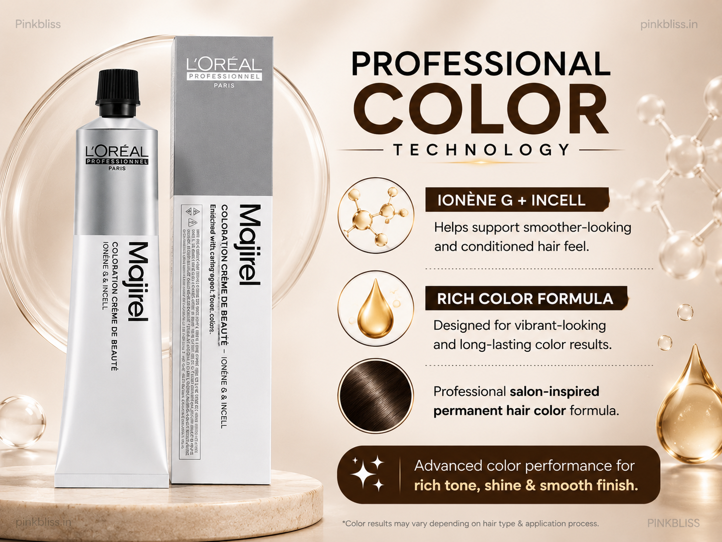 L’oreal Professionnel Majirel Hair Color No 4 Brown (100g)
