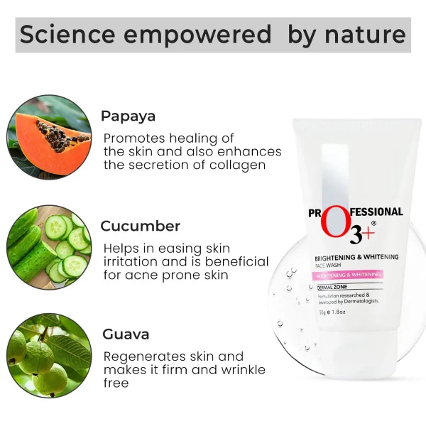 O3 Professional Brightening Whitening Face Wash2