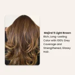 L'Oréal Majirel 5 Light Brown permanent hair colour with long lasting shine and grey coverage
