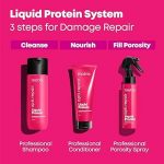 Matrix Opti Repair Liquid Protein Shampoo 1000ml And Mask 490gm For Damage Repair - Image 2