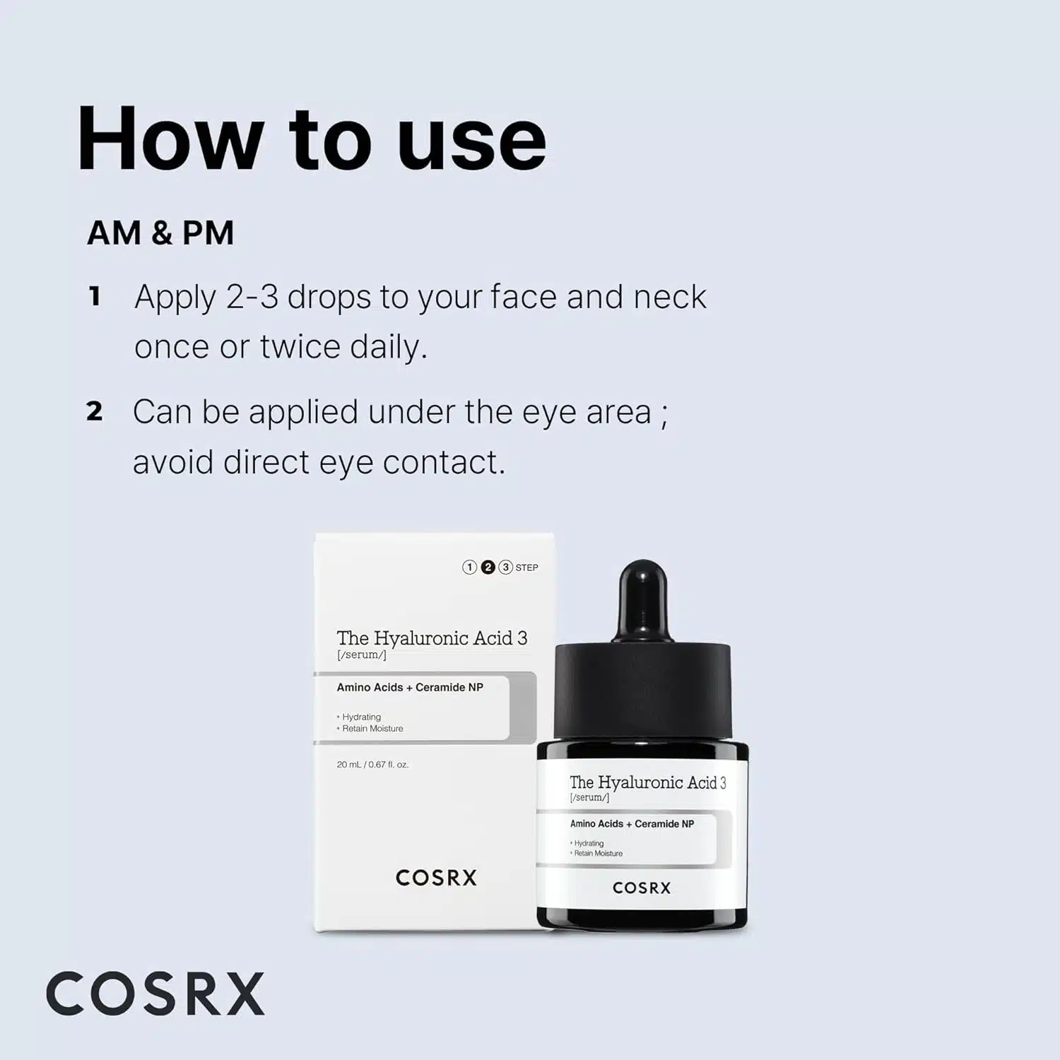 COSRX Pure Sodium Hyaluronic Acid 3% Serum 20ml | Hydration, Moisture Boosting Facial Serum for Fine Lines & Wrinkles, Plump & Repair Dry Skin|Korean Skincare - Image 7