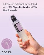 COSRX AHA 7 Whitehead Power Liquid, 3.38 fl.oz / 100ml, Whitehead Remover, Glycolic Acid 7%, AHA Exfoliant, Pore Minimizer, Korean Skin Care, Animal Testing Free, Paraben Free - Image 3