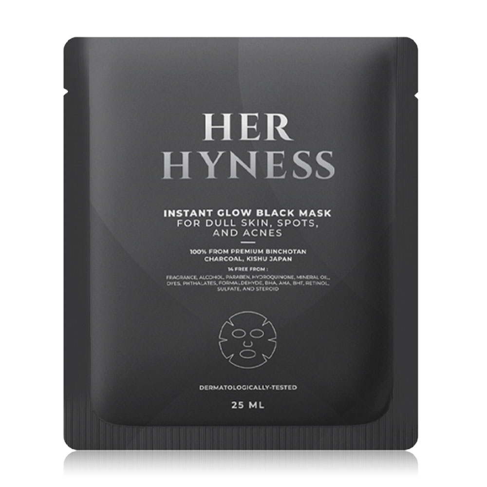 Her Hyness Instant Glow Black Mask 25 ml. (1 sheet)