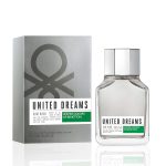 United Colors of Benetton UCB United Dreams Aim High Eau De Toilette 100ml | Bold and Fresh Fragrance for Men