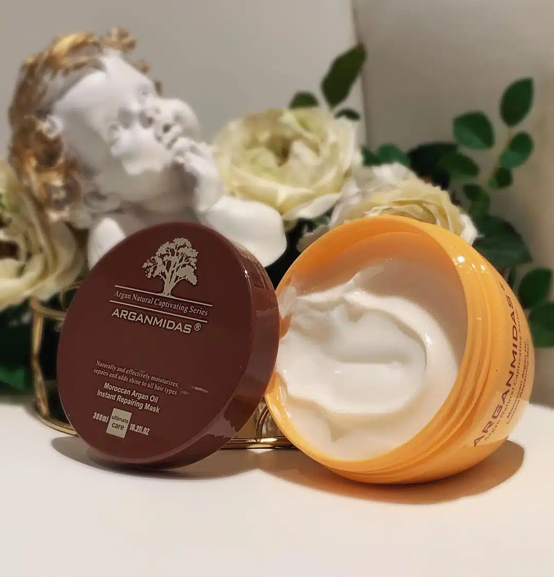 Arganmidas Moroccan Argan Oil Instantly Repairing Hair Mask 300ml - Image 3