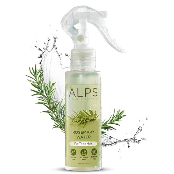 Alps Goodness Rosemary Water Spray For Hair Growth (200 ml) | Hair Spray for Regrowth | Rosemary Hair Mist | Adds Shine | Helps Reduce Hairfall | Strengthens Hair | Suitable For All Hair Types