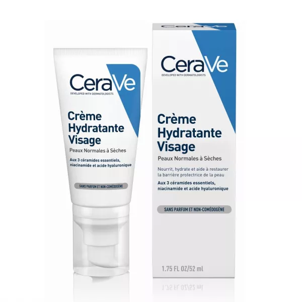 CeraVe Crème Hydratante Visage - 52ml