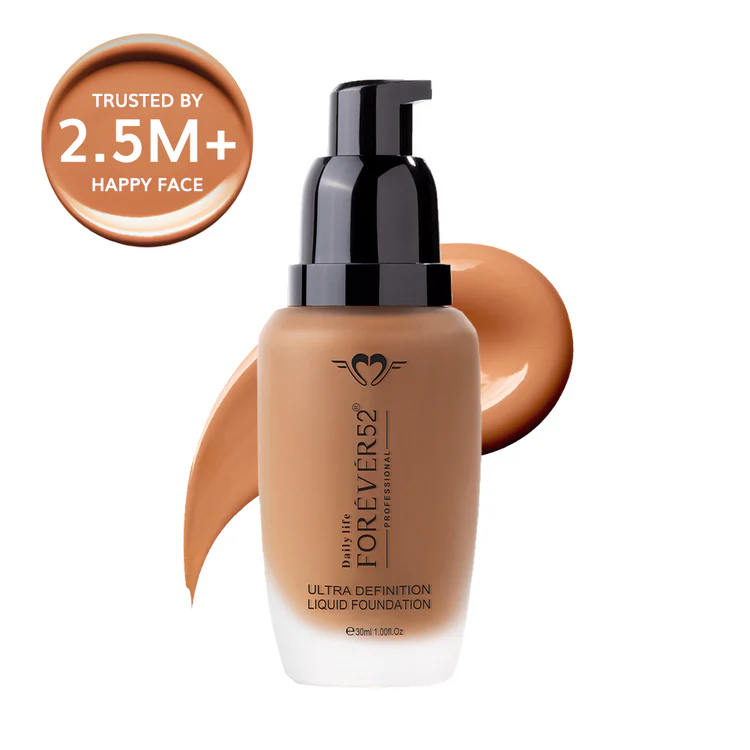 Daily Life Forever52 Ultra Definition Liquid Foundation Caramel-FLF004 Forever52 Liquid Foundation, Forever52 Buildable Coverage, Forever52 Lightweight Formula, Forever52 Long-lasting, Forever52 Flawless Finish, Forever52 Natural Look, Forever52 All Skin Types, Forever52 Everyday Wear, Forever52 Smooth Application, Forever52 Hydrating Foundation, Forever52 Matte Finish Foundation, Forever52 now in india, Forever52 best skin care product, Forever52 Oil-Free foundation, Forever52 foundation for all skin type, Forever52 for womens, Forever52 give skin stone, Forever52 for indian skin tone,