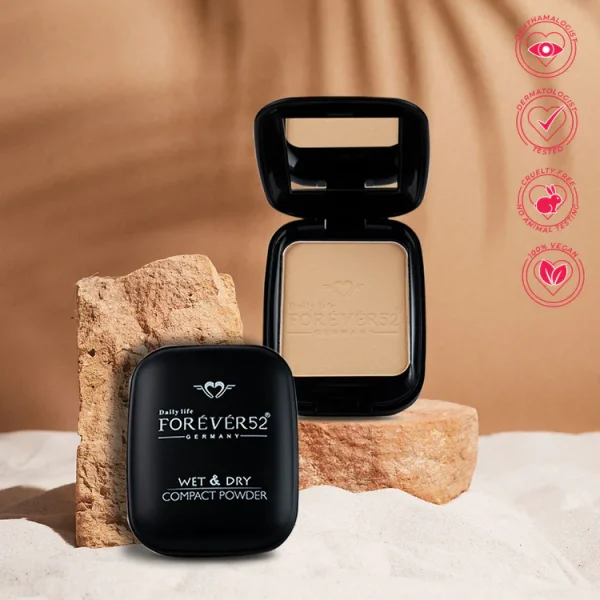 Forever52 Wet N Dry Compact Powder Natural-WD003