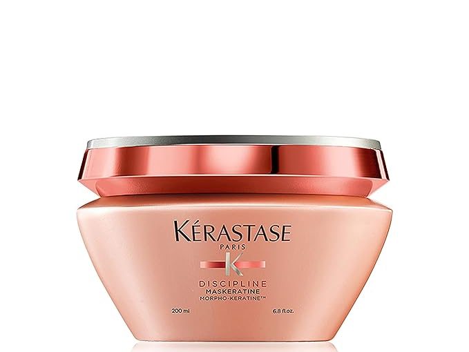 KERASTASE Discipline Maskeratine Smooth-In-Motion Masque High Thick Peppermint Concentration, 6.8 Ounce,1 Count