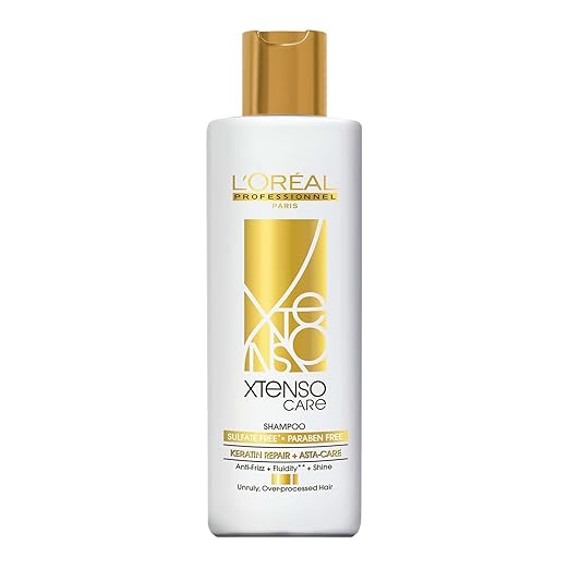 L'Oréal Professionnel Xtenso Care Sulfate-Free Shampoo for Frizz-Free, Shiny & Manageable Hair 250ml