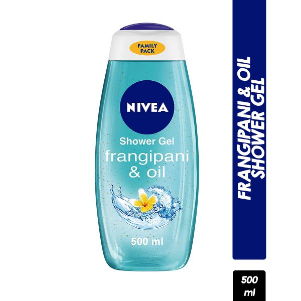 Nivea Frangipani & Oil Shower Gel Pampering Care & Refreshing Scent of Frangipani Flower (500ml)