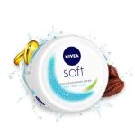 Nivea Soft Light Moisturizer for Face, Hand & Body, Non-Sticky Cream with Vitamin E & Jojoba Oil (300ml) - Image 5