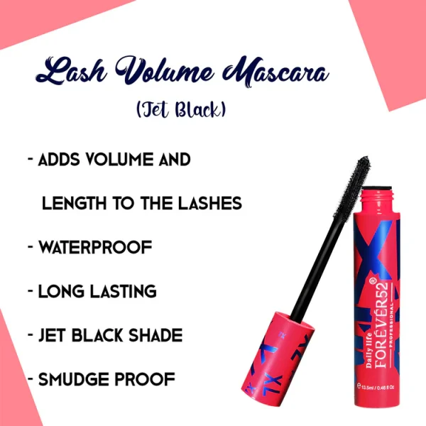 Forever52 XL Lash Volume Mascara Jet Black LMM001 1