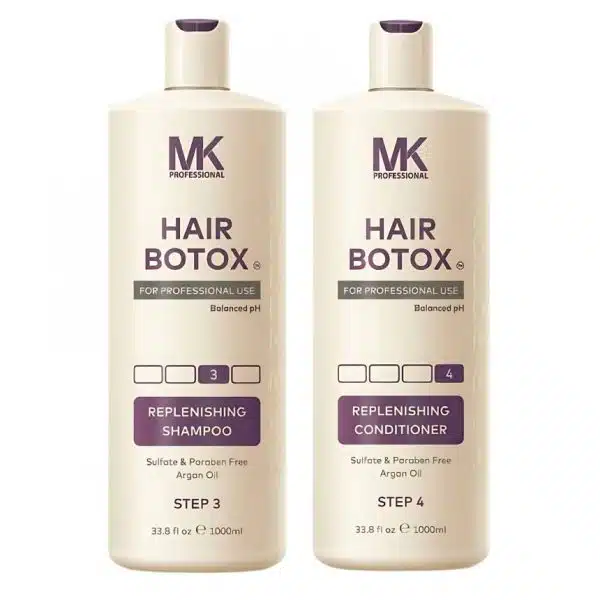 MK Professional Hair BOTOX Replenishing Shampoo & Conditioner 1000ml