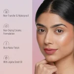 Swiss Beauty Non-Transfer Lipstick, Matte Finish, Lightweight, Smudge-Proof, Rich Colour Payoff, Non-Drying - Image 4