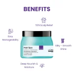 L'Oréal Professionnel Hair Spa Smoothing Cream Bath 490gm professional hair spa treatment available on PinkBliss India