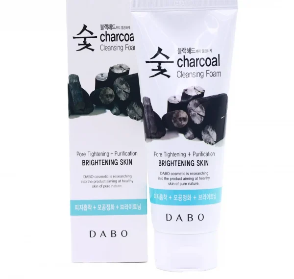 Dabo charcoal foam cleansing brightening skin - 150ml