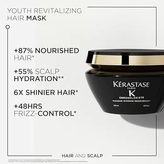 Kérastase Chronologiste Hair Mask for Aging Hair 200ml | Hydrating Hair Mask for Aging Hair - Image 3