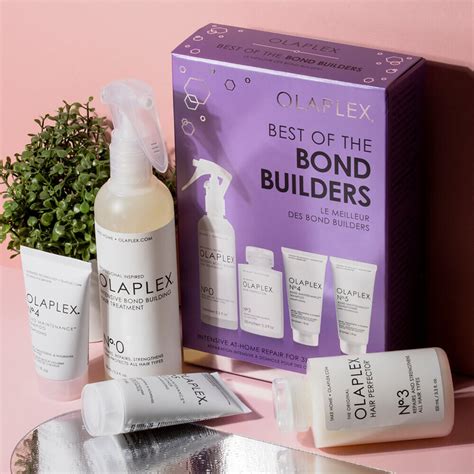 Olaplex Best of Bond Builders Kit, Hair repair kit India, Bond building treatment, Olaplex No.0 No.3 No.4 No.5, Hair strengthening kit, Haircare kit for damaged hair, Professional hair repair products, Sulfate-free hair repair, Color-treated hair solution, Hair bond repair treatment, Damaged hair care set, Best hair repair products in India, Olaplex authentic products, Hair hydration and repair, Premium haircare products, Restore hair bonds with Olaplex, Deep repair hair treatment, Hair bond strengthening system, Hair repair kit online India, PinkBliss Olaplex kit