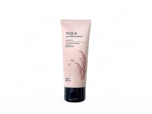 The Face Shop Rice Water Bright Foaming Cleanser 150ml scaled