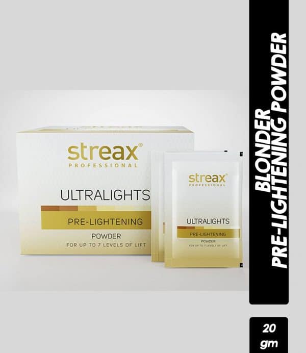 streax professional ultralights blonder powder 20gm pouch pinkbliss pinkbliss best hair color