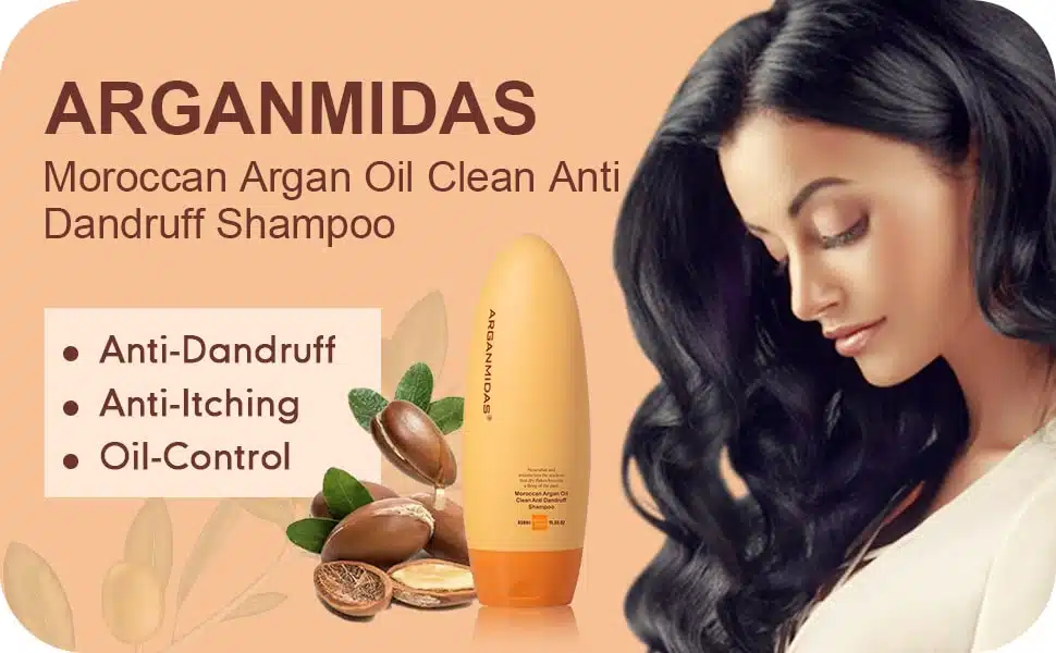 Arganmidas Moroccan Argan Oil Clean Anti Dandruff Shampoo 450ML